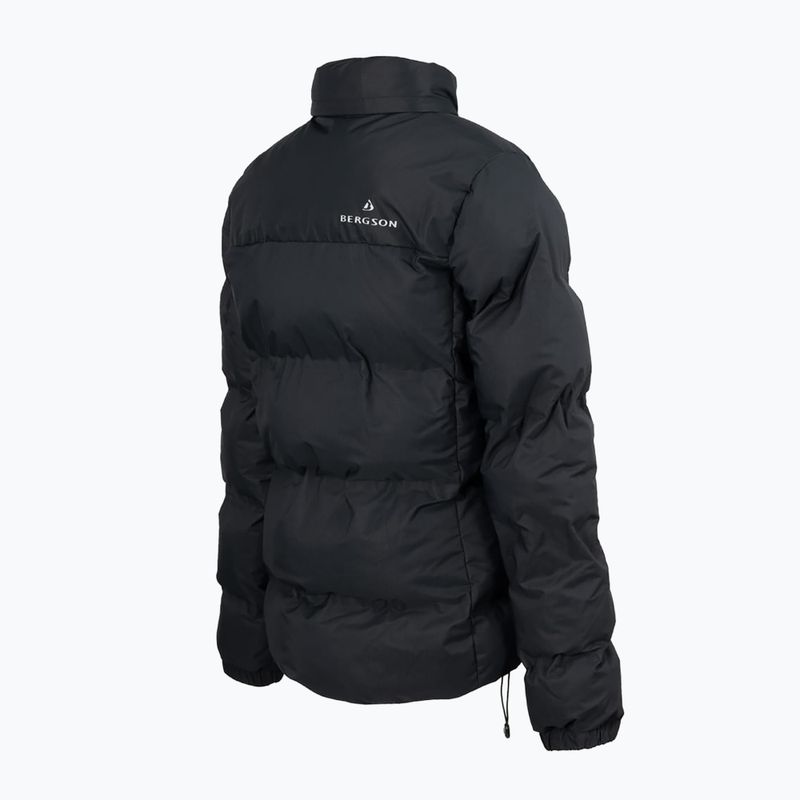 Жіноча утеплена куртка BERGSON Snowy Wolf Micro-Therm чорна 2