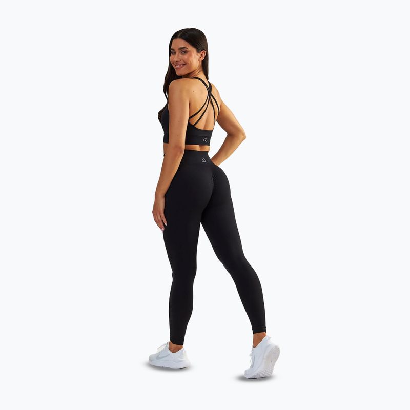 Жіночі лосини для тренувань BeShaped Gym Queen чорні 3