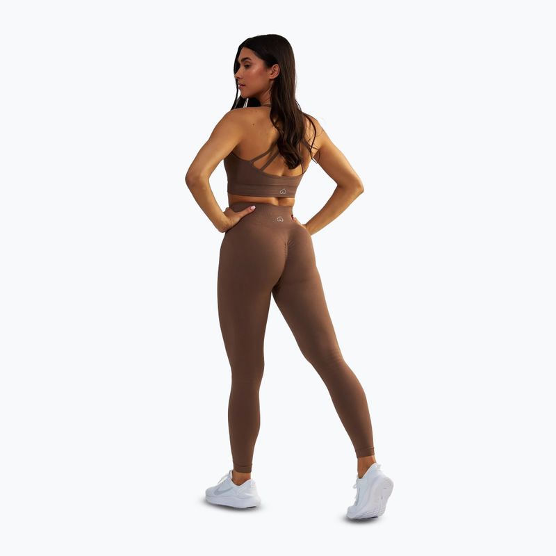 Жіночі тренувальні легінси BeShaped Gym Queen коричневі 3