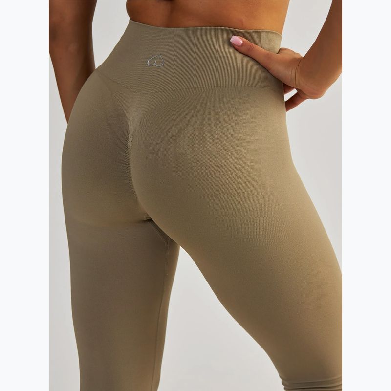 Жіночі лосини для тренувань BeShaped Gym Queen taupe 6