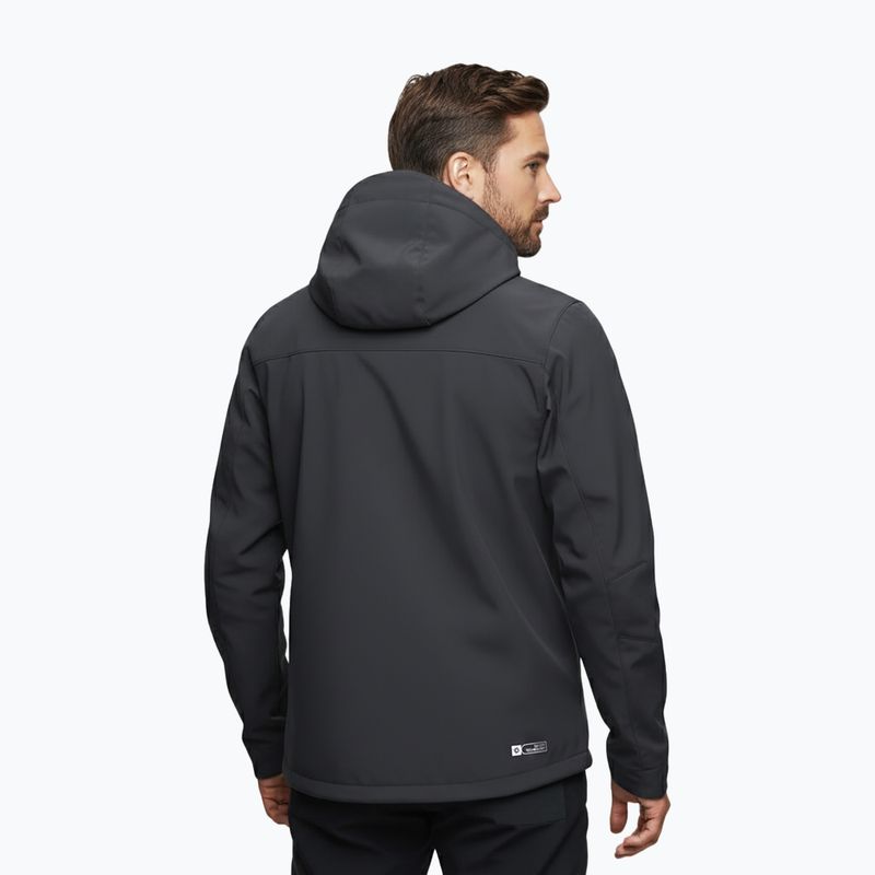 Куртка софтшелл чоловіча Alpinus Roignais black/graphite 3