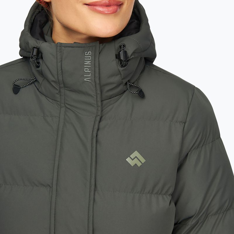 Пальто утеплене жіноче Alpinus Iparla olive green 4