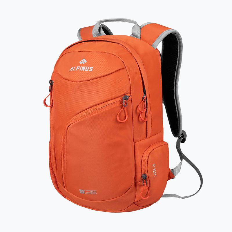 Рюкзак туристичний Alpinus Lecco 15 л  кораловий