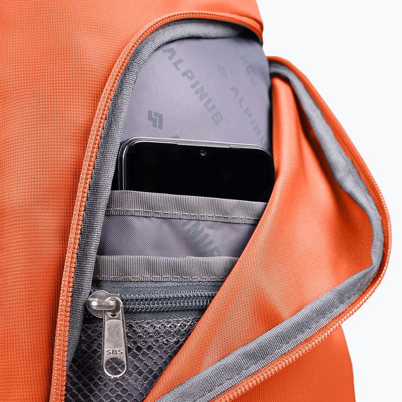 Рюкзак туристичний Alpinus Lecco 15 л  кораловий 9