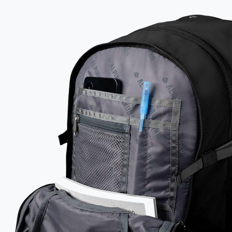 Рюкзак туристичний Alpinus Ornak 30 л чорний 8