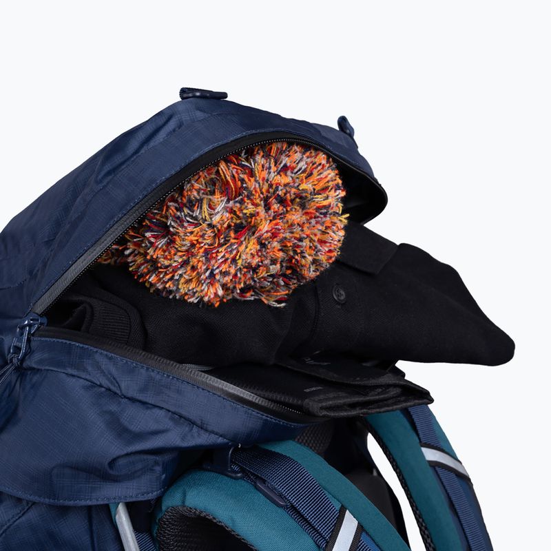 Рюкзак трекінговий Alpinus Woodpacker 70 л синій / зелений 6