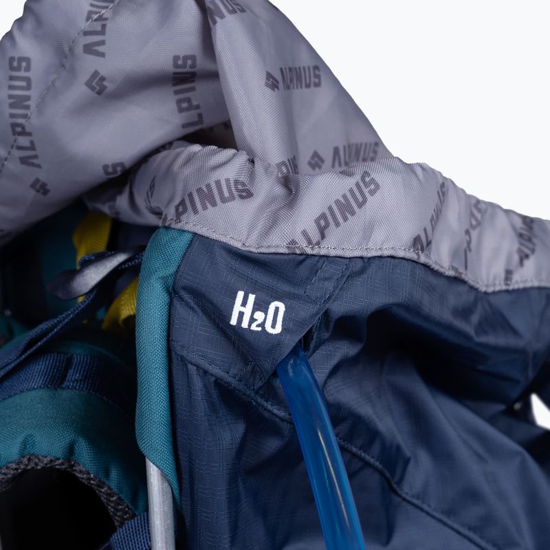 Рюкзак трекінговий Alpinus Woodpacker 70 л синій / зелений 8