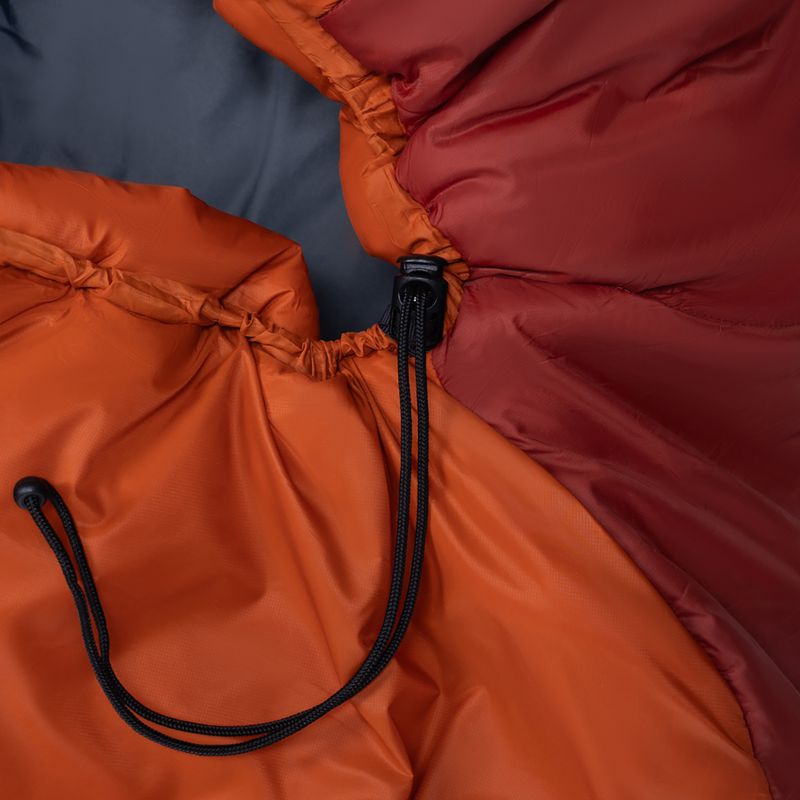 Спальний мішок Alpinus Primalight 1200 правий помаранчевий 4