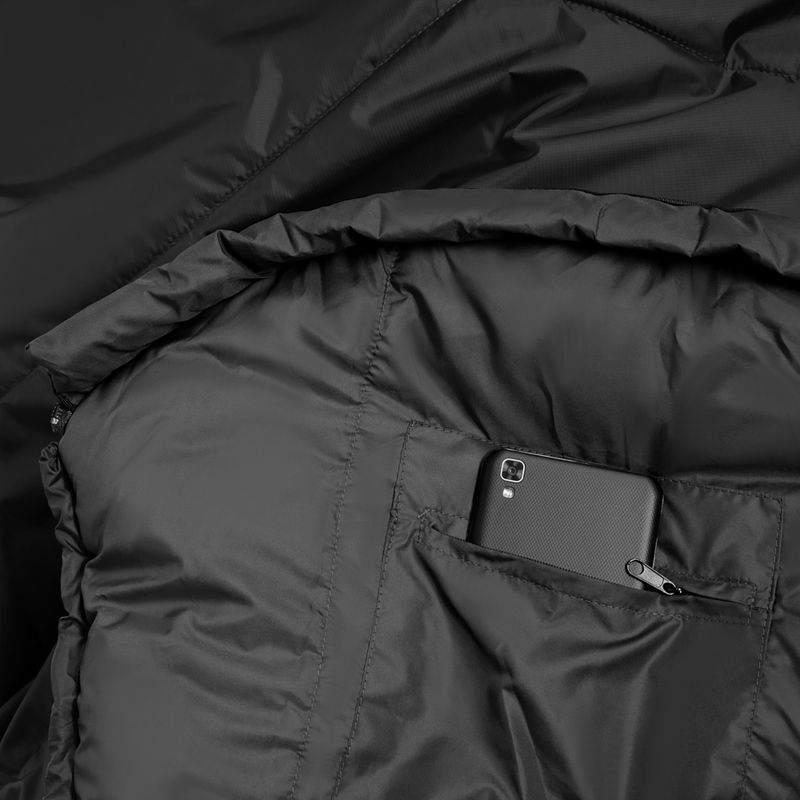 Спальний мішок Alpinus Fiber Pro 1300 лівий антрацит 5