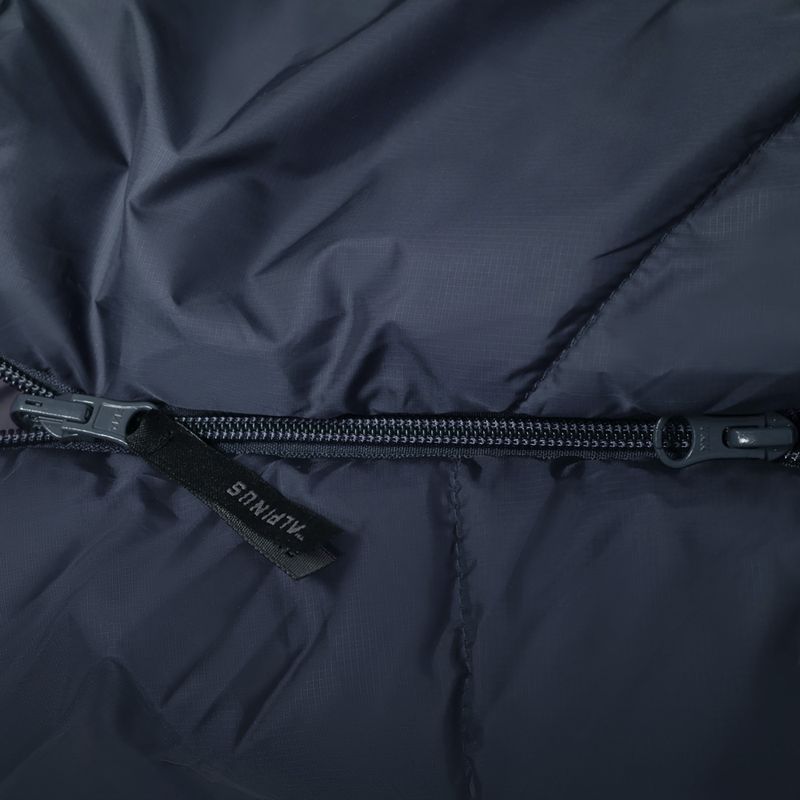 Спальний мішок Alpinus Fiber Pro 1100 лівий сірий 4