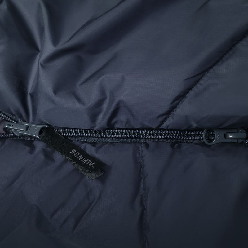 Спальний мішок Alpinus Fiber Pro 1100 правий сірий 3