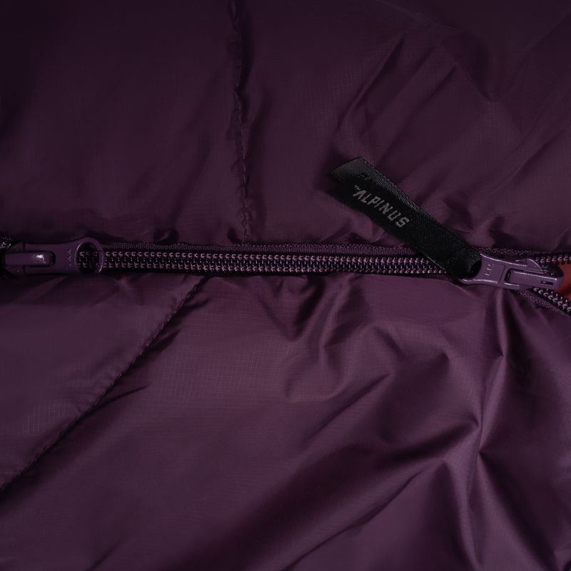 Спальний мішок Alpinus Fiber Pro 1100 правий бордовий 5