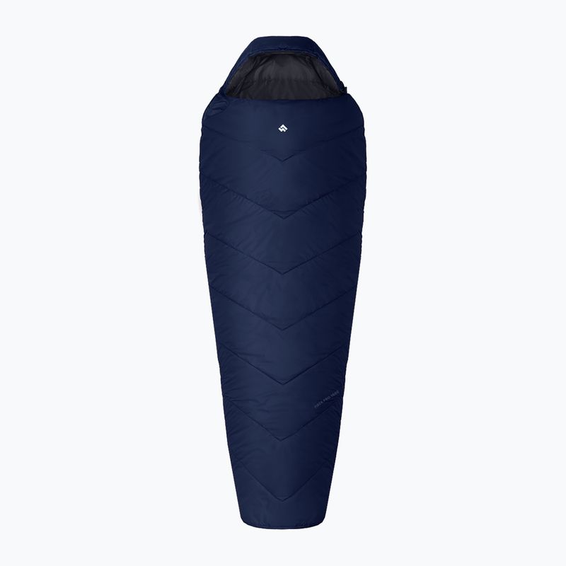 Спальний мішок Alpinus Fiber Pro 1500 правий синій
