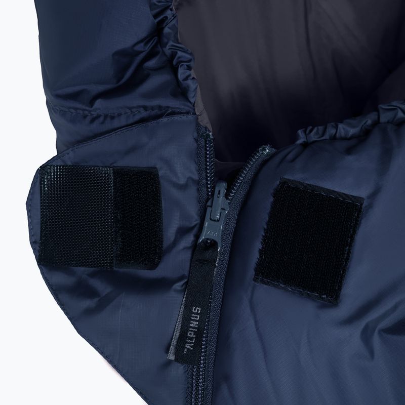 Спальний мішок Alpinus Fiber Pro 1500 правий синій 3