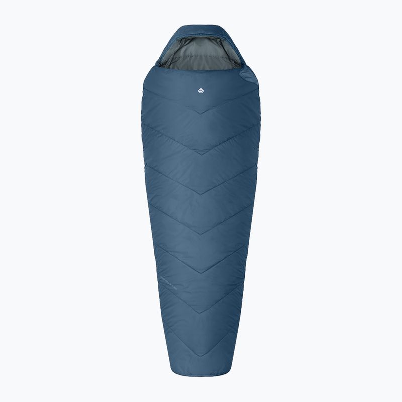 Спальний мішок Alpinus Fiber Pro 1300 лівий зелений
