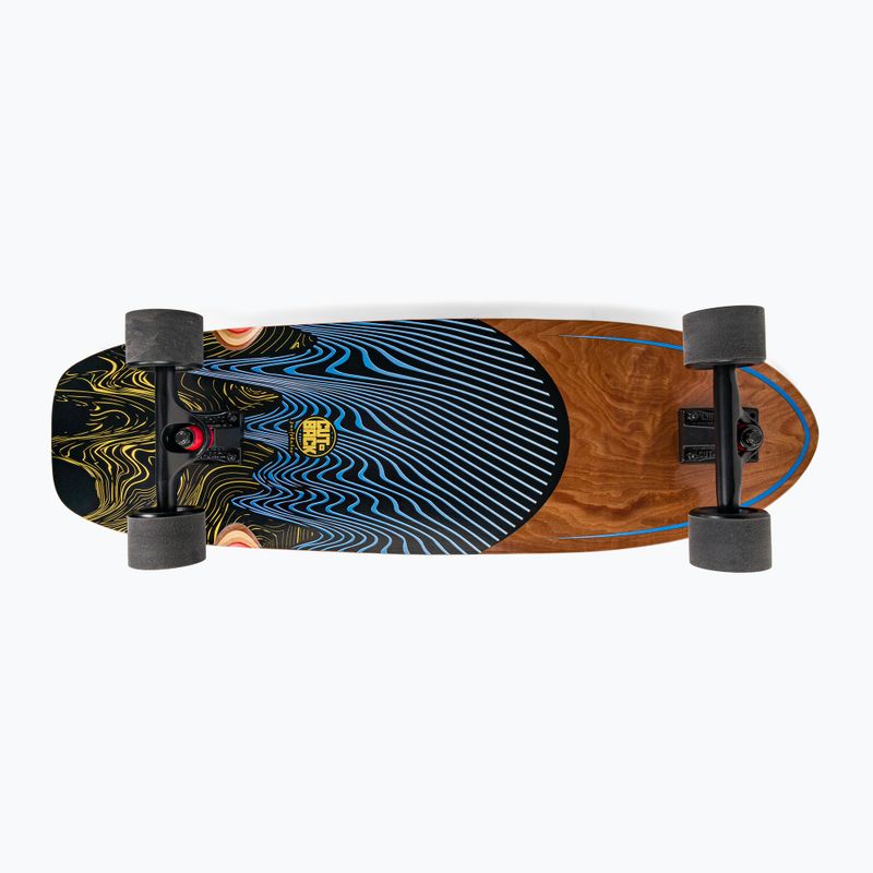 Скейтборд серфскейт Cutback Dark Blue 34” 2