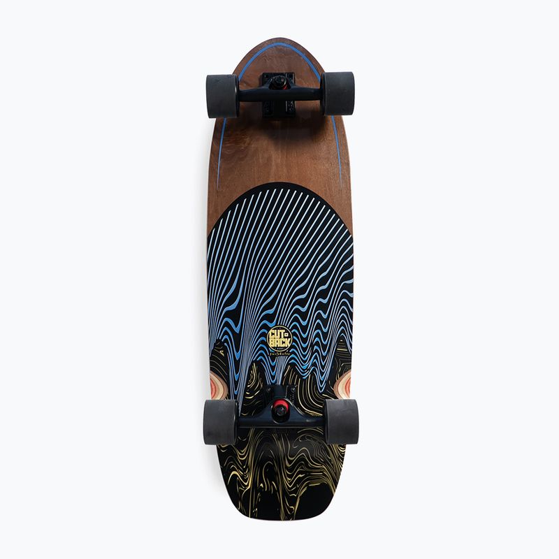 Скейтборд серфскейт Cutback Dark Blue 34” 8