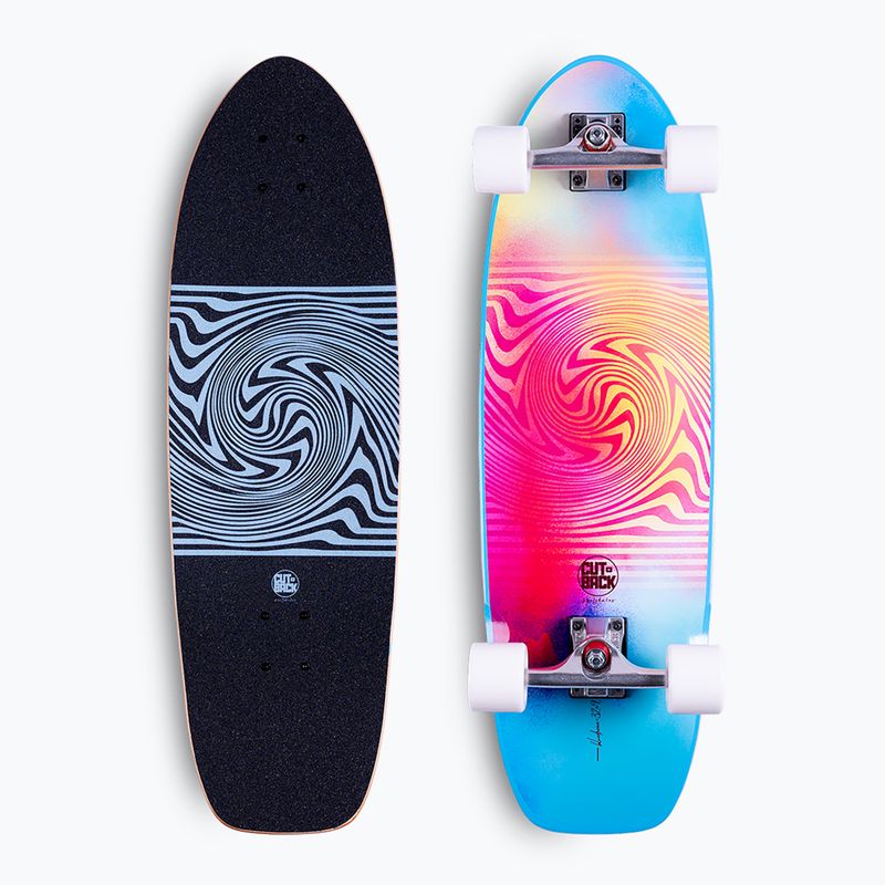 Скейтборд surfskate Cutback Blue Dream 32"