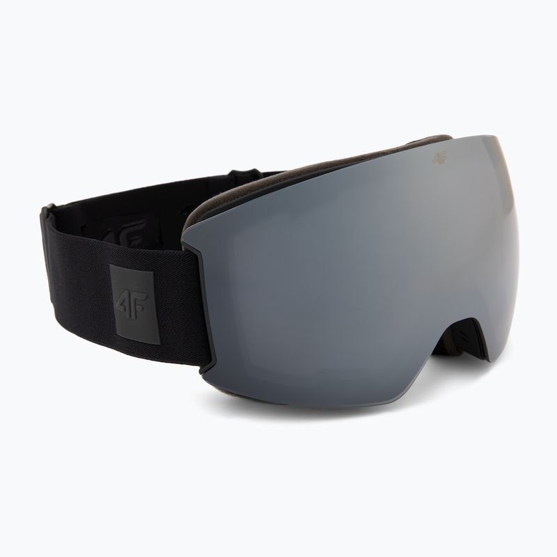 Окуляри гірськолижні 4F U043 deep black/silver mirror smoke