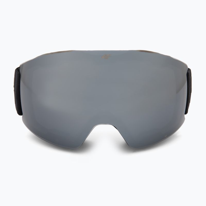 Окуляри гірськолижні 4F U043 deep black/silver mirror smoke 2