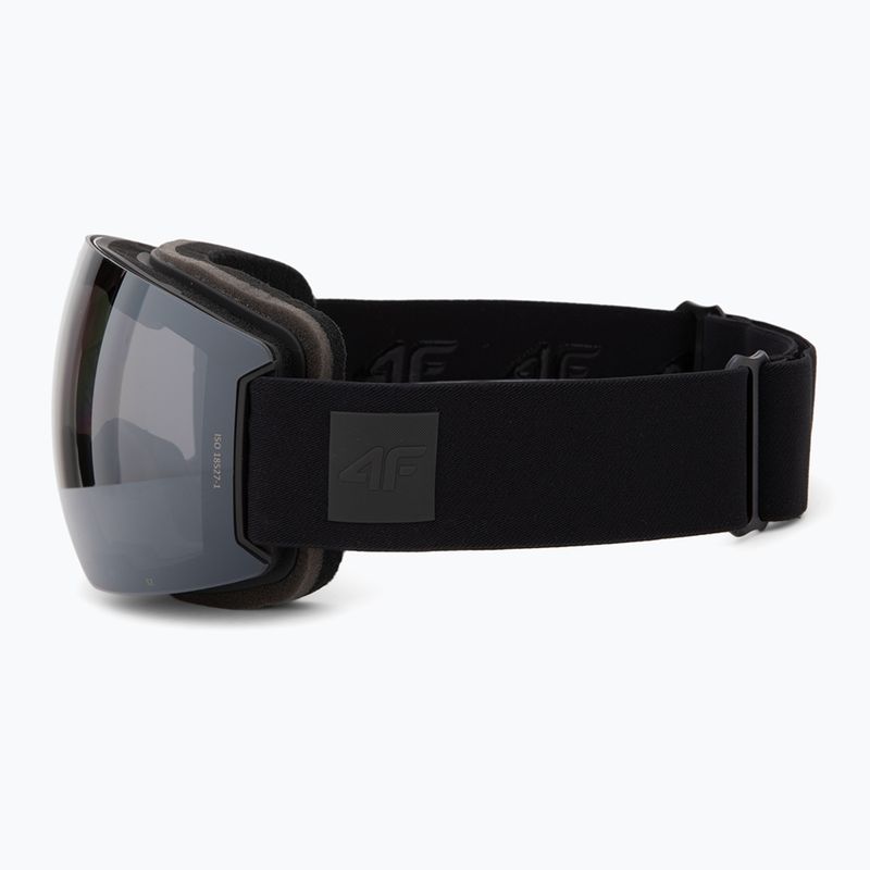 Окуляри гірськолижні 4F U043 deep black/silver mirror smoke 4