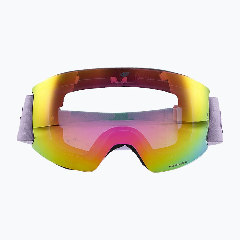 Окуляри гірськолижні 4F U044 violet/gradient smoke 2