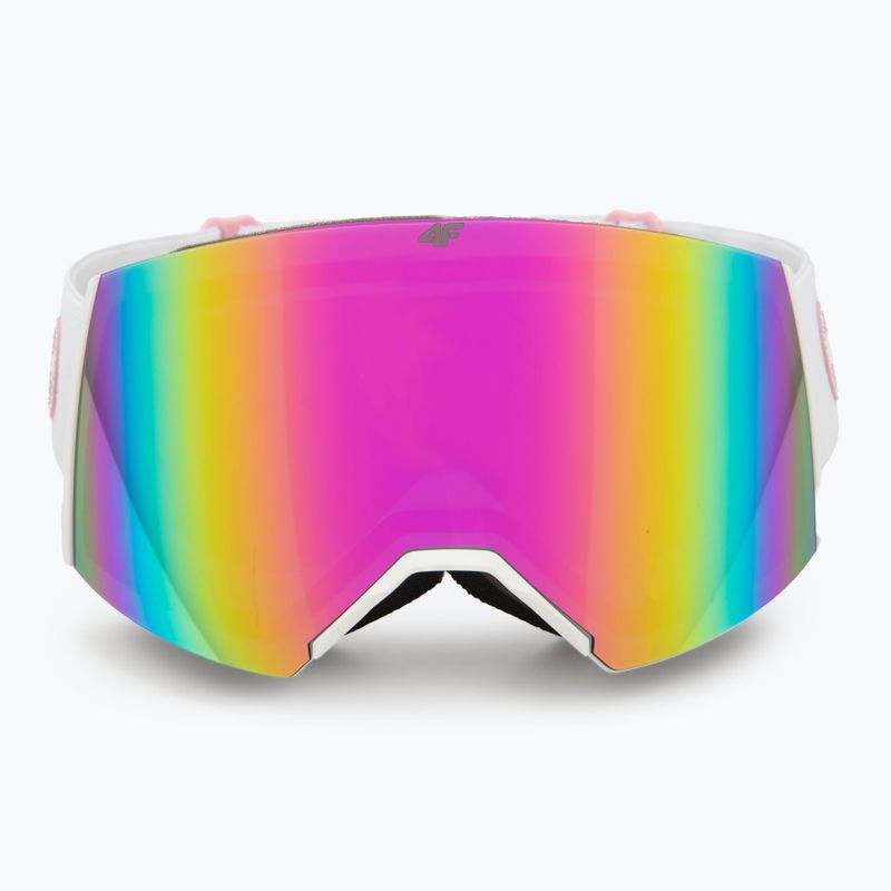 Окуляри гірськолижні дитячі 4F F040 white/multicolor 2