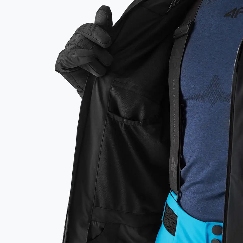 Куртка гірськолижна чоловіча 4F M0877 deep black 8