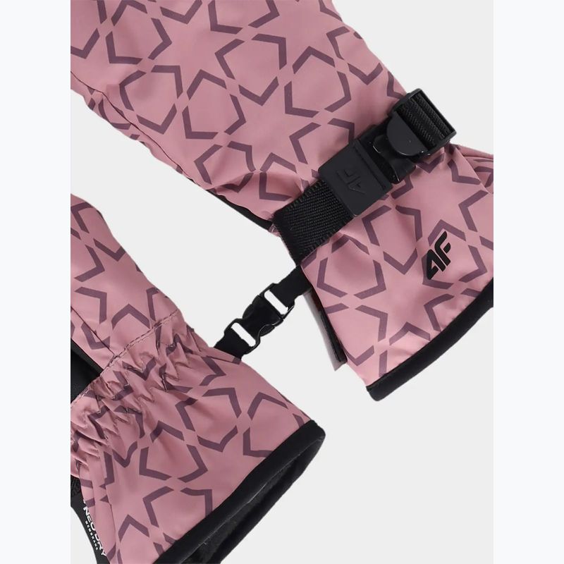 Рукавиці гірськолижні дитячі 4F Fnk F198 pink 2