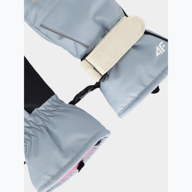 Рукавиці гірськолижні дитячі 4F Fnk U200 light blue 2