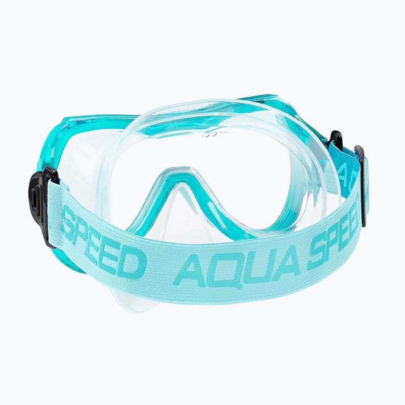 Комплект для занурювання дитячий AQUA-SPEED Alize FS + Samos + Mesh бірюзовий 5