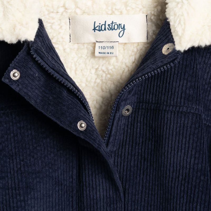 Куртка дитяча KID STORY Teddy storm blue 4