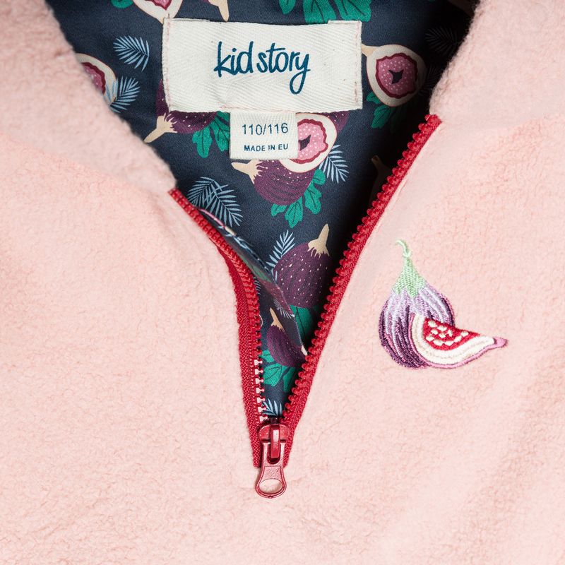 Кофта флісова дитяча KID STORY Teddy dusty pink 4