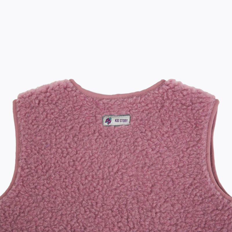 Жилет дитячий KID STORY Merino dusty pink 3