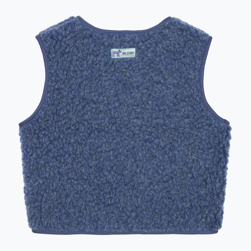 Дитячий жилет KID STORY Merino denim 2