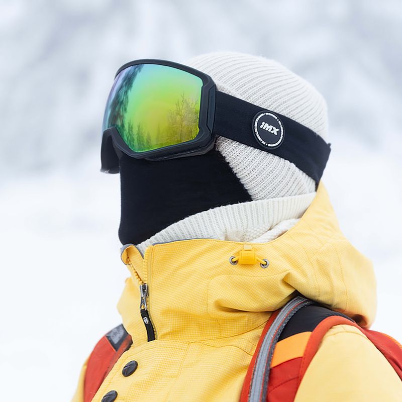 Окуляри гірськолижні IMX Peak black matt/black/green irridium/bown 5