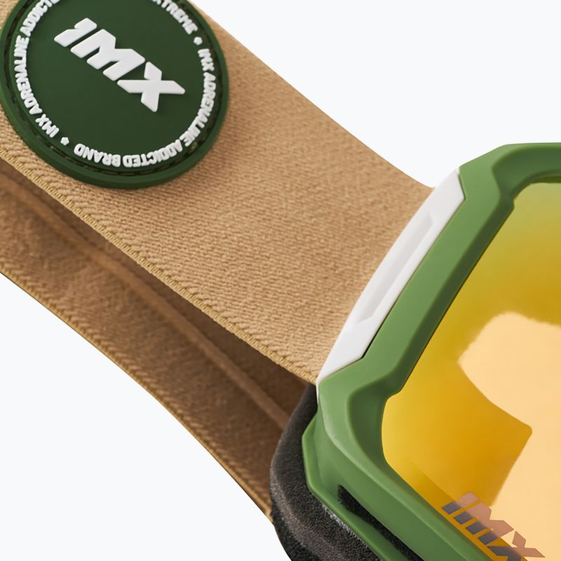 Окуляри гірськолижні IMX Peak green matt/sand/gold irridium/brown 4