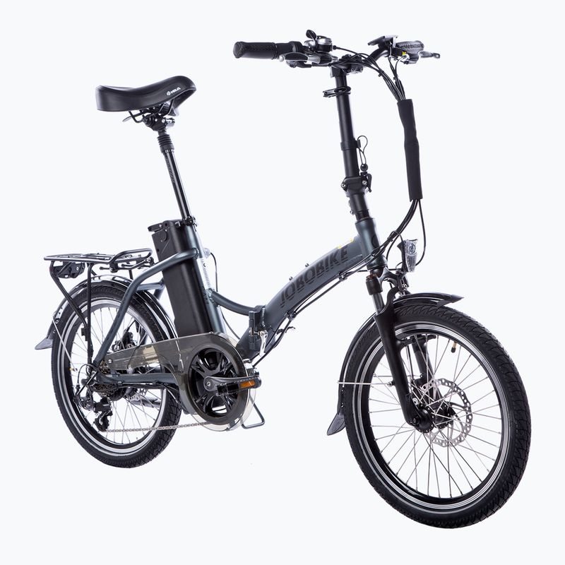 Електричний велосипед JOBOBIKE Sam 36V 13Ah 468Wh сірий 2