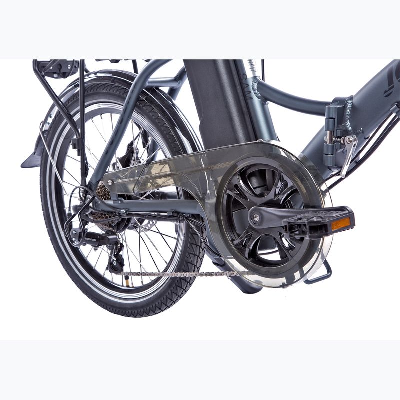 Електричний велосипед JOBOBIKE Sam 36V 13Ah 468Wh сірий 12