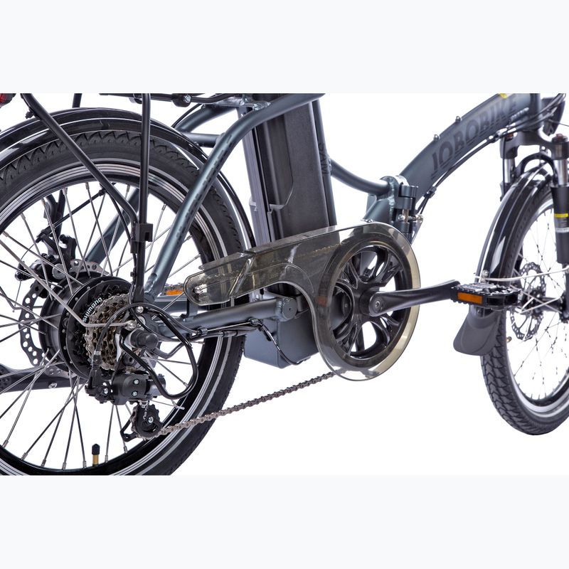 Електричний велосипед JOBOBIKE Sam 36V 13Ah 468Wh сірий 13