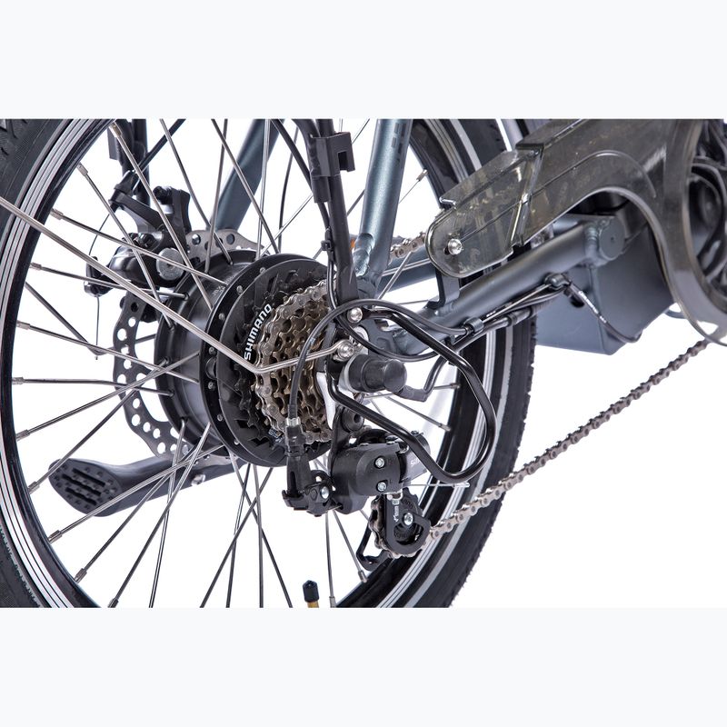 Електричний велосипед JOBOBIKE Sam 36V 13Ah 468Wh сірий 15