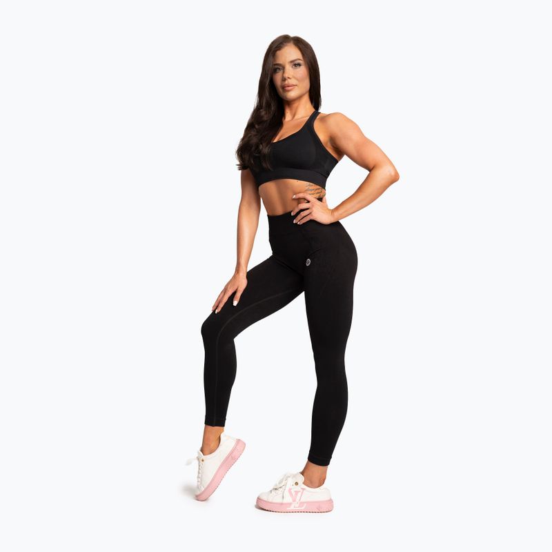 Легінси жіночі Gym Glamour Basic Scrunch black 2