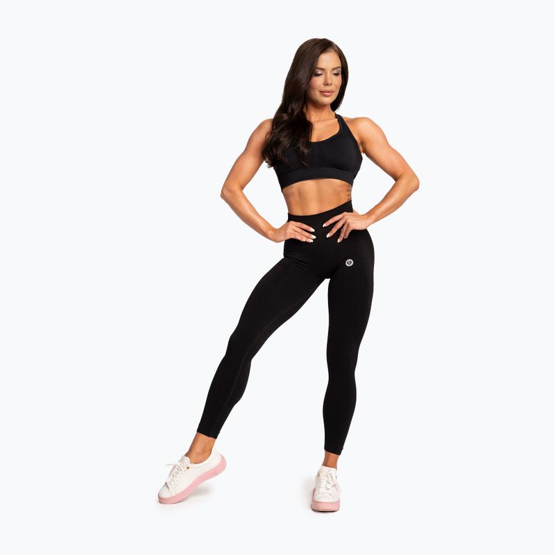 Легінси жіночі Gym Glamour Basic Scrunch black 4