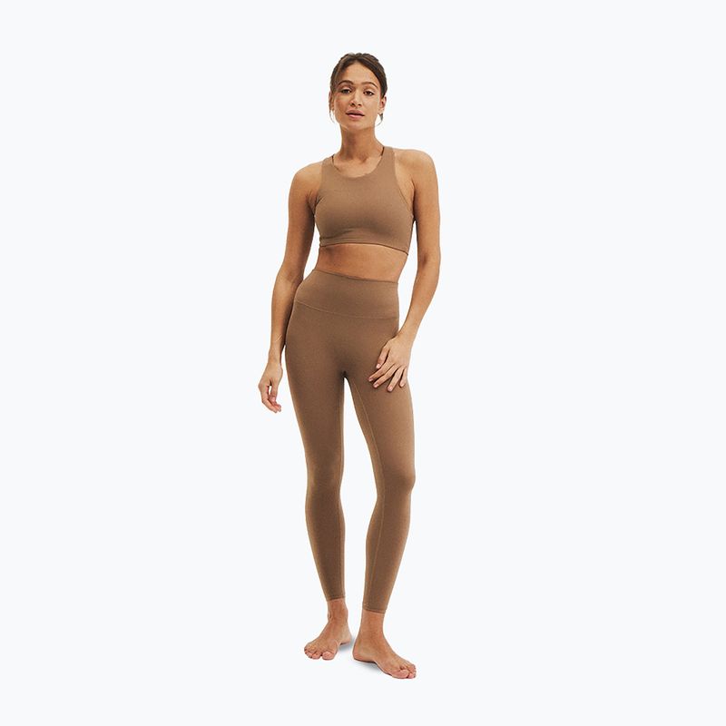Легінси для йоги жіночі JoyInMe Oneness Yoga 7/8 carmel coffee 2