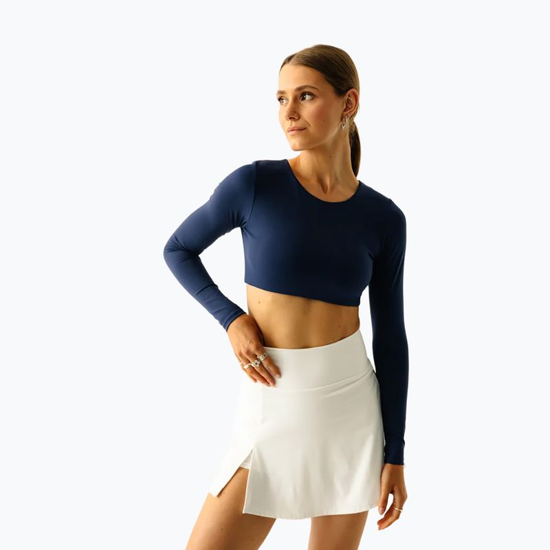 Жіночий топ для йоги JoyInMe Core Crop Top dark navy