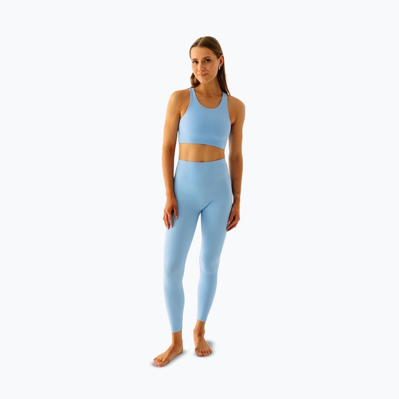 Легінси для йоги жіночі JoyInMe Oneness Yoga 7/8 blue chia 2