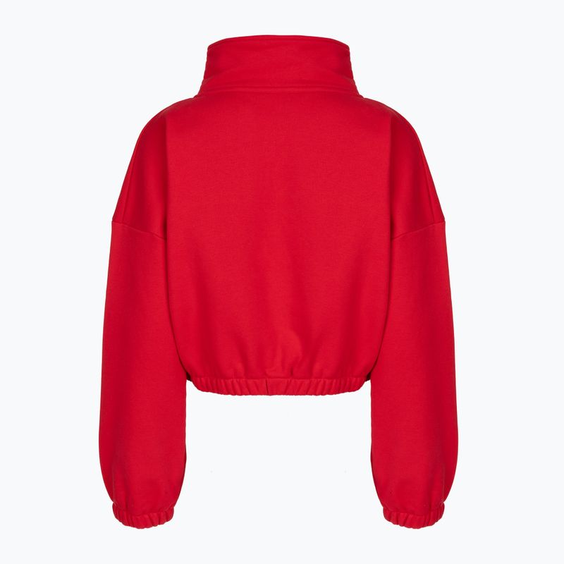 Кофта флісова жіноча JoyInMe Zip Flow Sweatshirt berry crash 2
