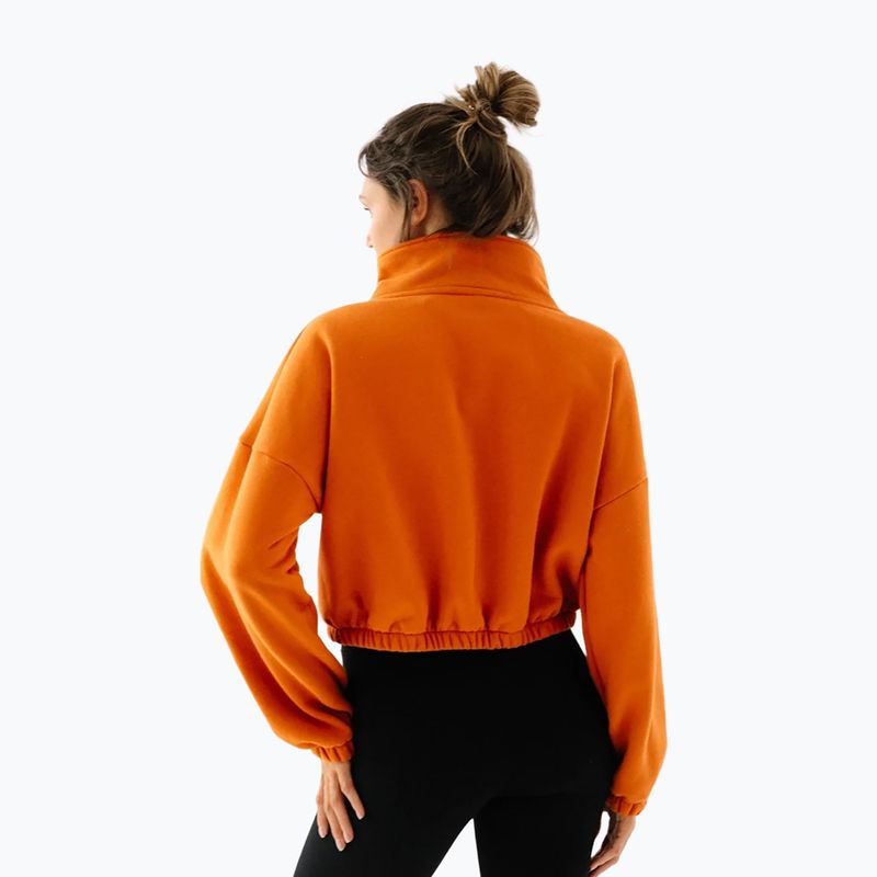 Кофта флісова жіноча JoyInMe Zip Flow Sweatshirt pumpkin spice 3