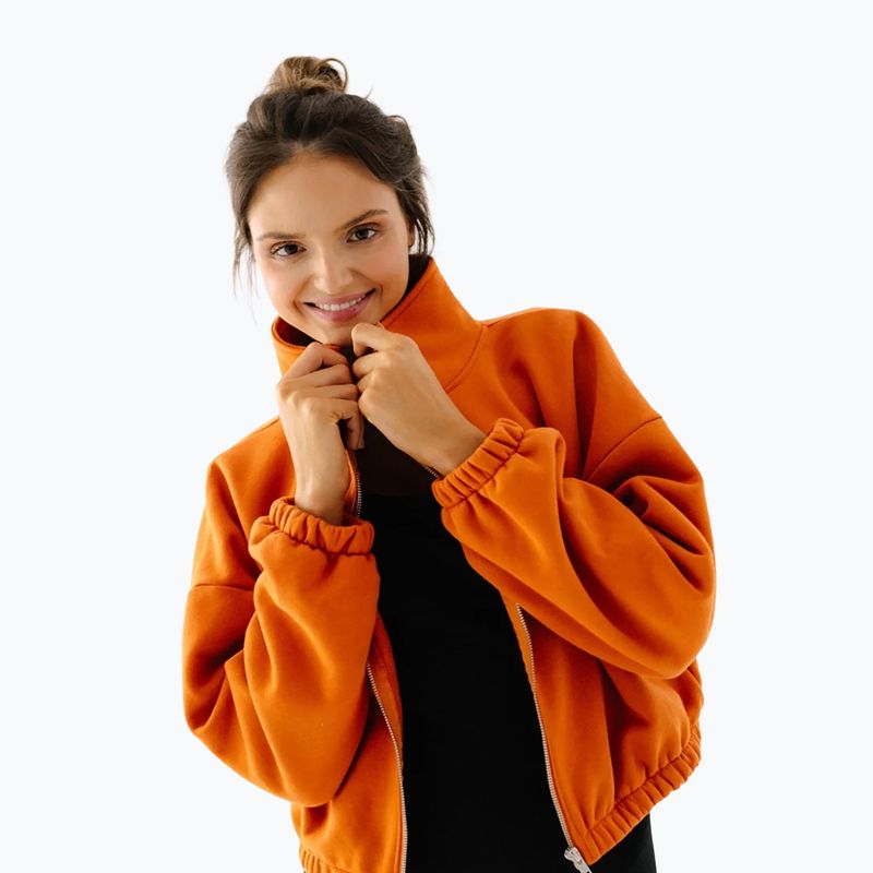 Кофта флісова жіноча JoyInMe Zip Flow Sweatshirt pumpkin spice 7