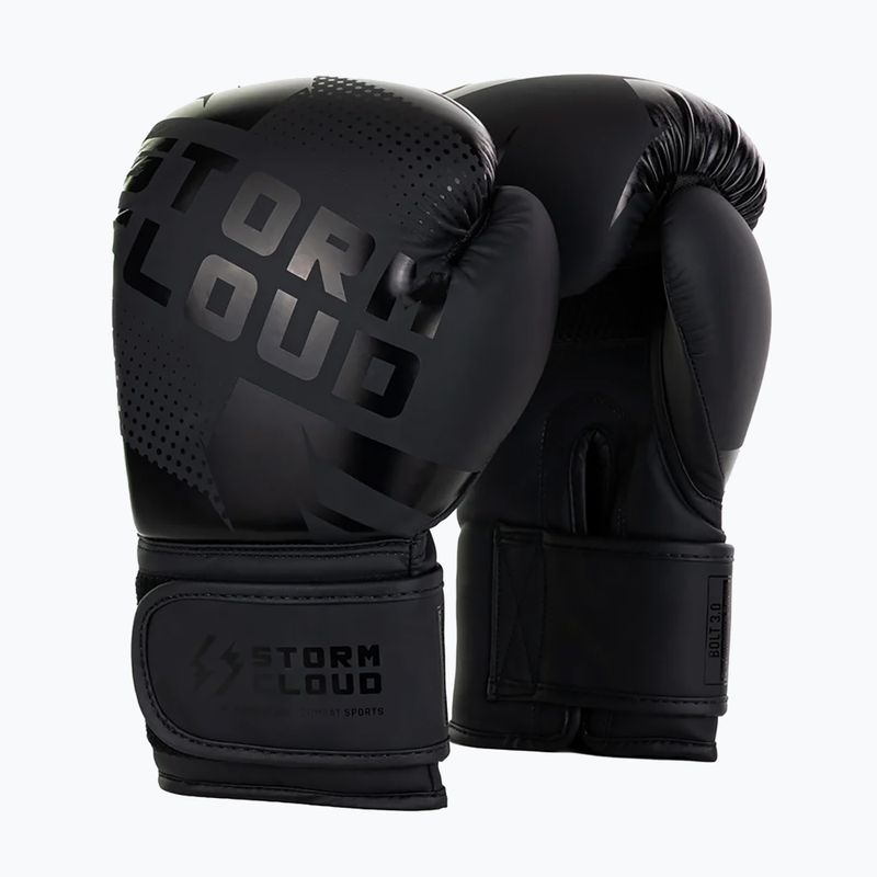 Рукавиці боксерські StormCloud Bolt 3.0 black/black 2